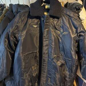 Vintage RB-83 US Air Force Flight Bomber Jacket -Navy